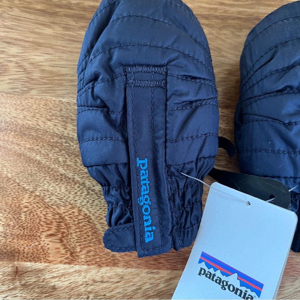 Patagonia Baby Puff Mitts Mittens 3-6 Months New NWT Navy Blue Winter Outdoors - Picture 10 of 10